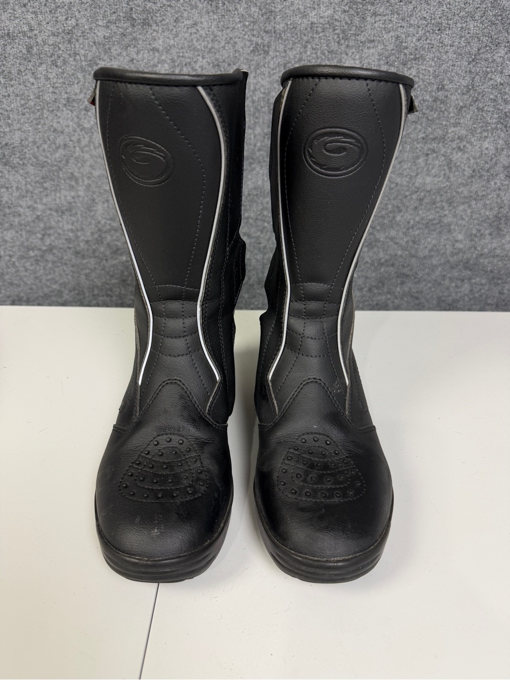 Sidi Livia Lei Rain Motorcycle Touring Boots Black Waterproof Women's Size 8